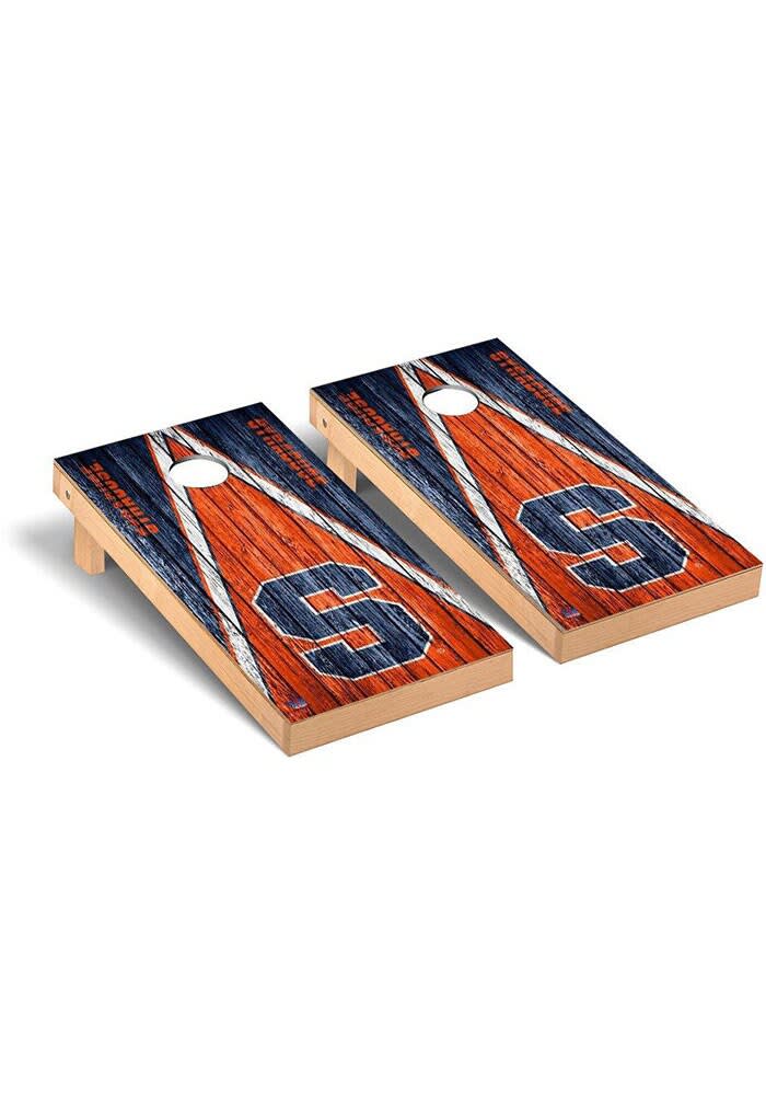 CCC Orange Geometric Cornhole Boards