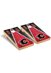Calgary Flames Triangle Regulation Cornhole Tailgate Game
