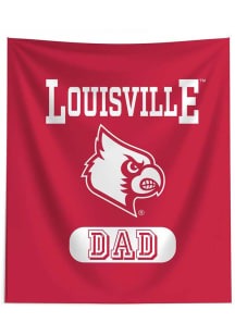 Louisville Cardinals Dad 50x60 Tapestry Blanket