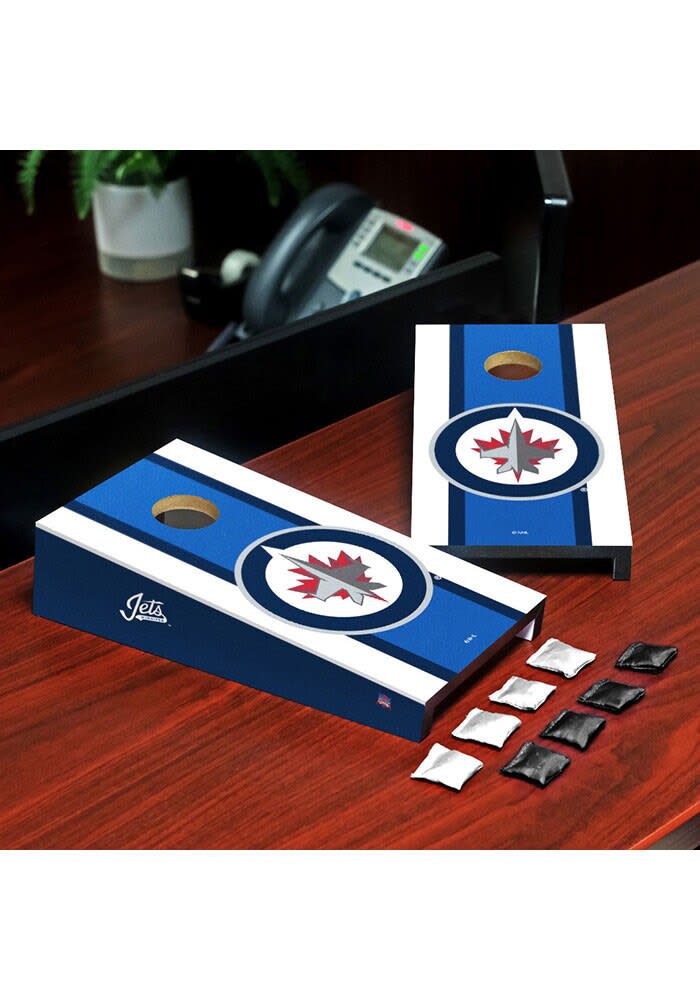 Winnipeg Jets Desktop Cornhole – Fan Creations GA