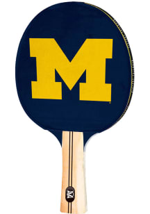 Blue Michigan Wolverines Paddle Table Tennis