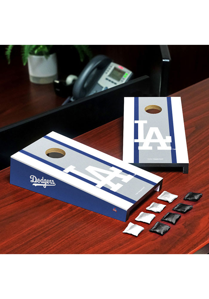 Los Angeles Dodgers Desktop Cornhole Desk Accessory