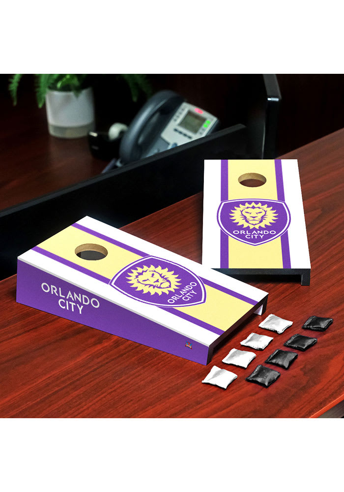 Orlando City SC Desktop Cornhole Desk Accessory