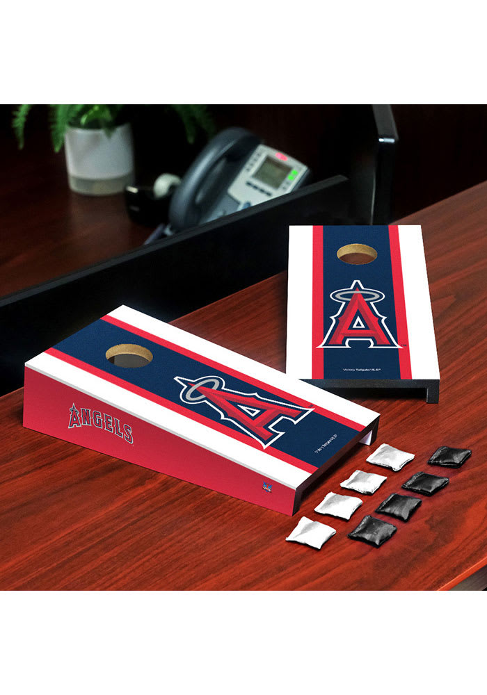Los Angeles Angels Desktop Cornhole Desk Accessory