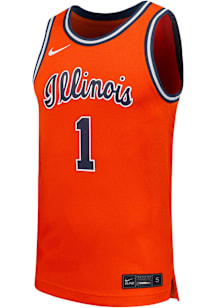 Nike Illinois Fighting Illini Orange Nike Game Jersey