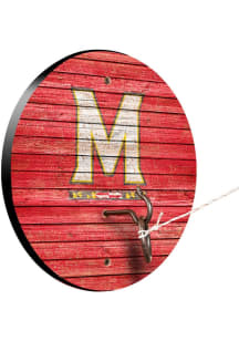 Red Maryland Terrapins Hook and Ring Tailgate Game