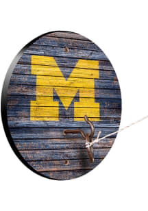 Navy Blue Michigan Wolverines Hook and Ring Tailgate Game