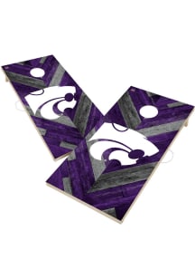 Purple K-State Wildcats 2x4 Corn Hole