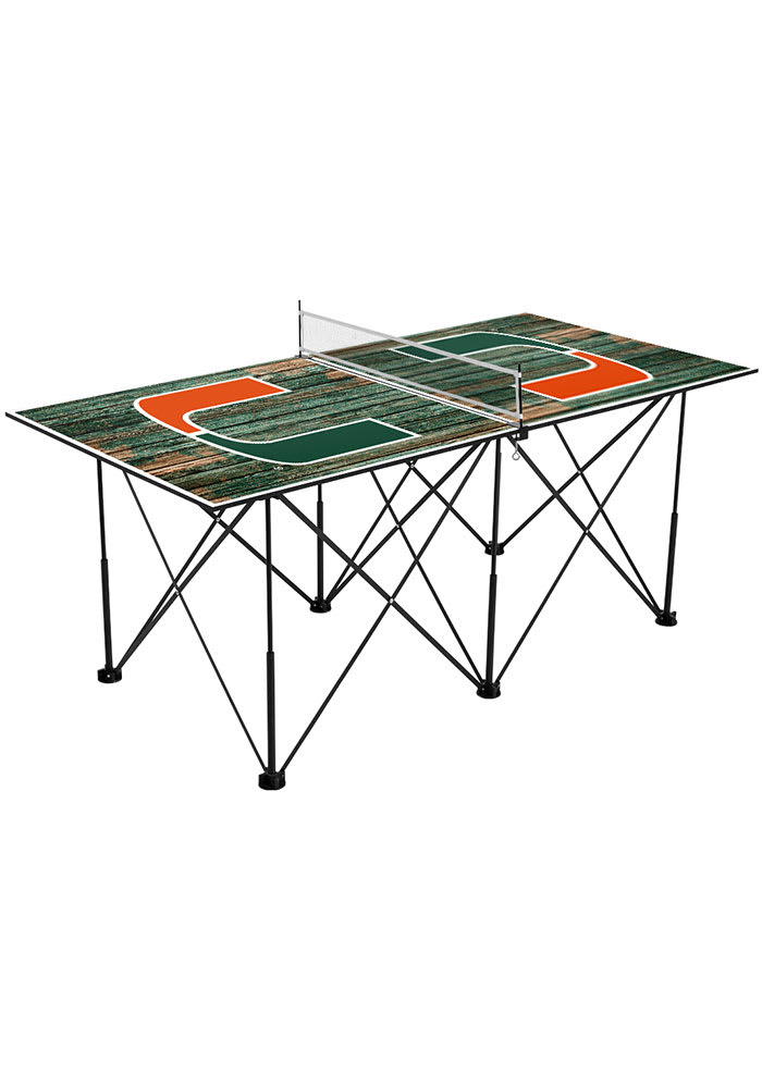 Miami Hurricanes Logo Table Tennis Paddle