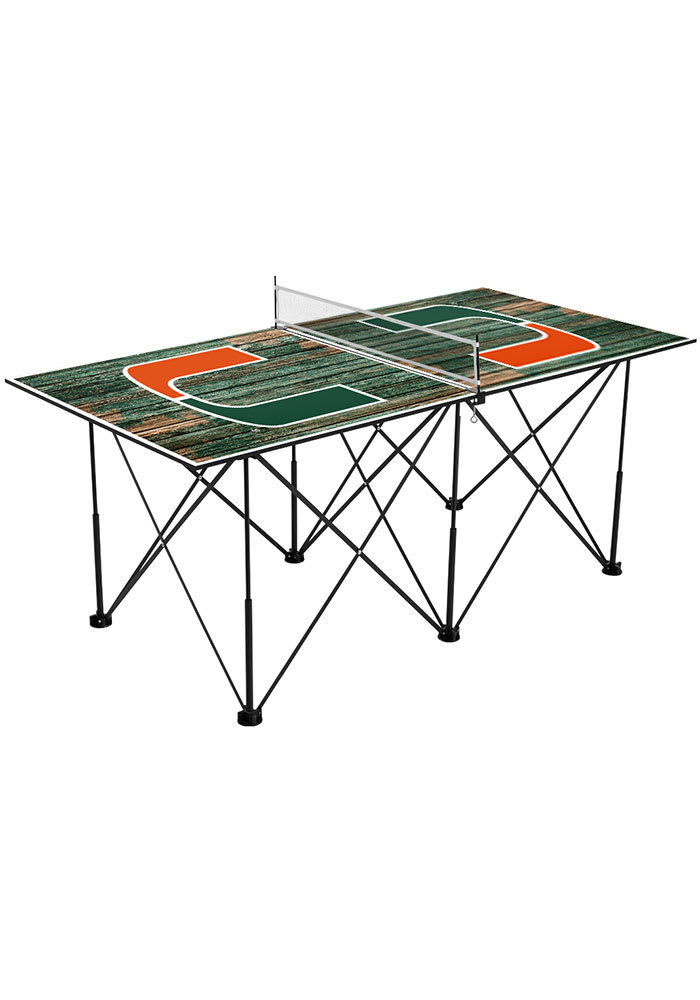 Miami Hurricanes Pop Up Table Tennis