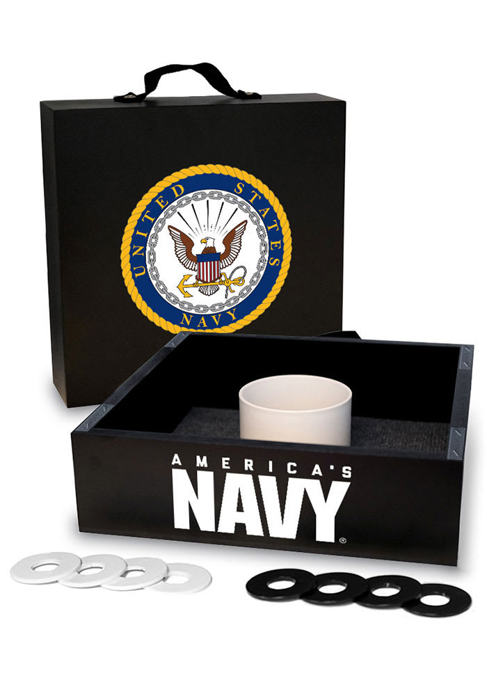 Navy Washer Toss Tailgate Game