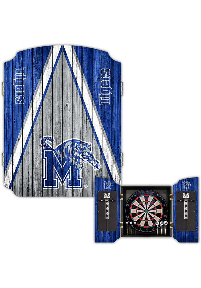Memphis Tigers Team Logo Dart Board Cabinet