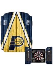 Indiana Pacers Team Logo Dart Board Cabinet