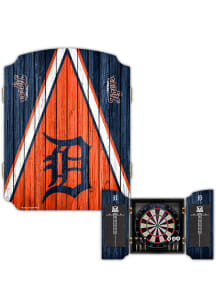 Detroit Tigers Team Logo Dart Board Cabinet
