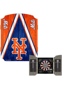 New York Mets Team Logo Dart Board Cabinet