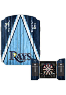 Tampa Bay Rays Team Logo Dart Board Cabinet