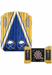 Buffalo Sabres Team Logo Dart Board Cabinet