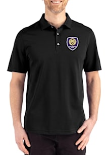 Cutter and Buck Orlando City SC Black Advantage Refresh Pique Big and Tall Polo