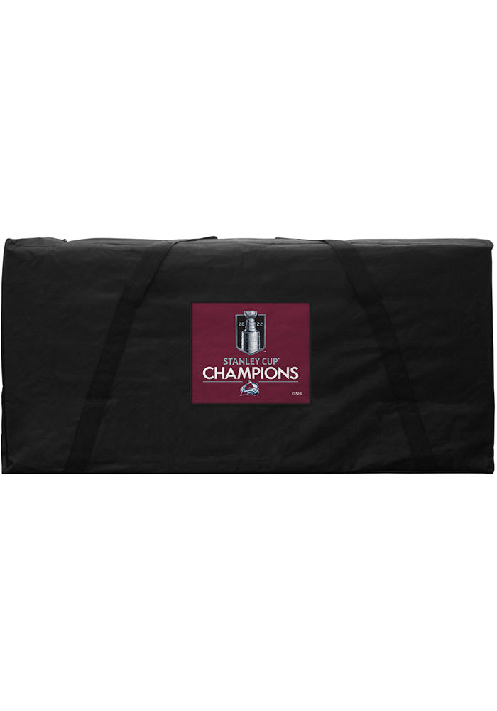 Colorado Avalanche 2022 Stanley Cup Champions Regulation Cornhole Carrying Case Tailgate Game