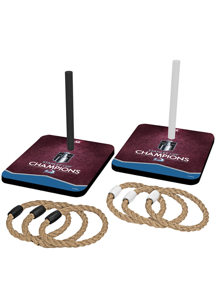 Colorado Avalanche 2022 Stanley Cup Champions Quoits Ring Toss Tailgate Game