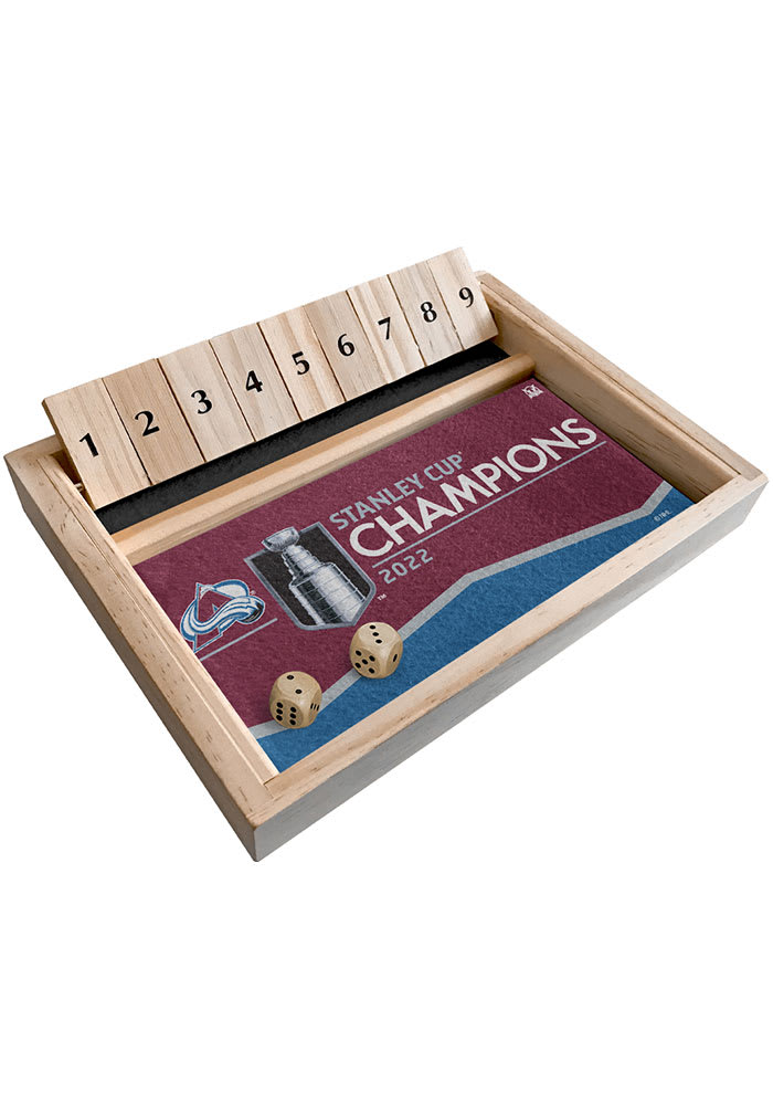 Colorado Avalanche 2022 Stanley Cup Champions Shut The Box Tailgate Game