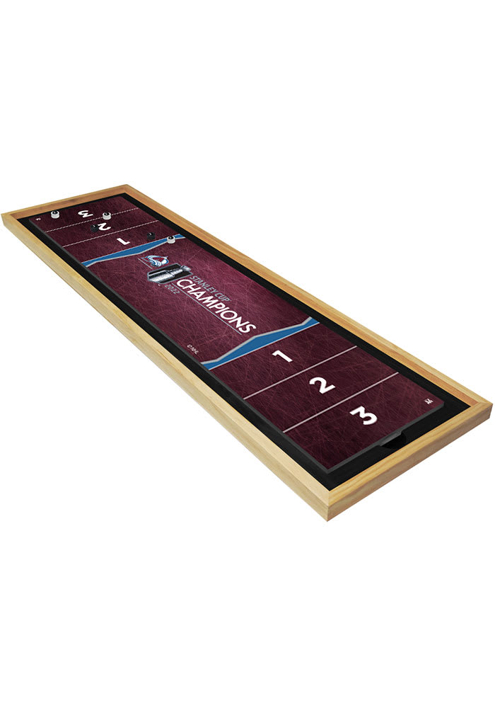 Colorado Avalanche 2022 Stanley Cup Champions Shuffleboard Tailgate Game