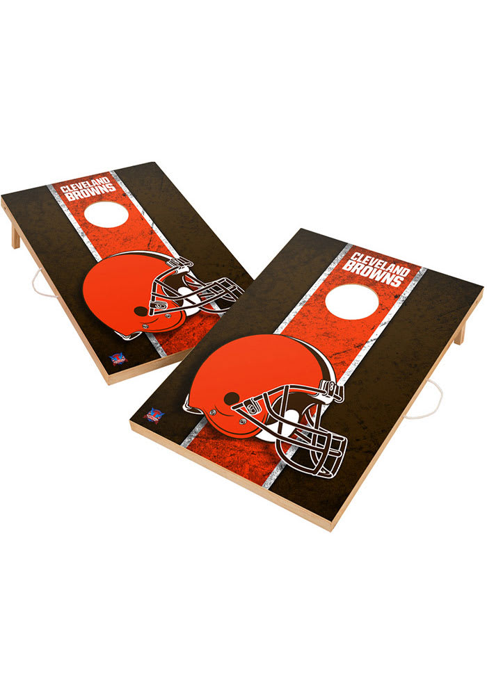 Cleveland Browns 2x3 Solid Wood Tailgate Game