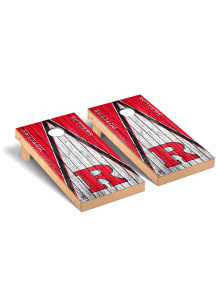 Rutgers Scarlet Knights Triangle Weathered Version Corn Hole