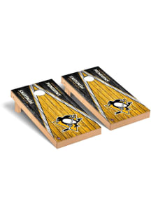 Pittsburgh Penguins Weathered Triangle Version Corn Hole
