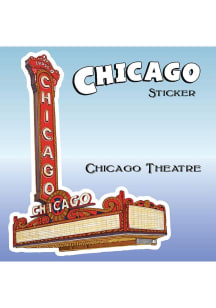 Chicago Lights City Stickers - Red