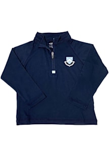 Columbia University Lions Toddler Navy Blue Matthew Long Sleeve Qtr Zip