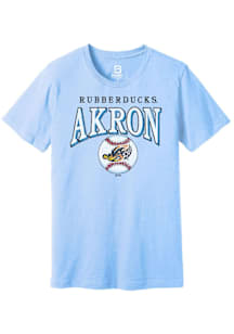 Summit Sportswear Akron RubberDucks Blue Homerun Short Sleeve T Shirt