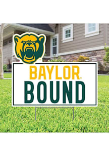 Baylor Bears School Bound Yard Sign - White