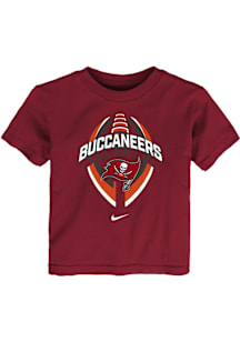 Nike Tampa Bay Buccaneers Toddler Red Icon Legend Short Sleeve T-Shirt