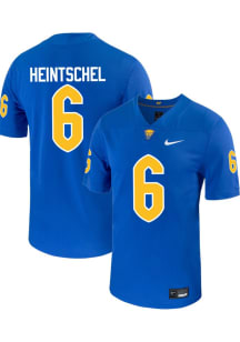 Mason Heintschel  Mens Blue Pitt Panthers Football Name And Number Football Jersey