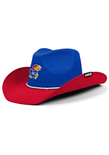 Forever Collectibles Kansas Jayhawks Blue Two-Tone Cowboy Hat Mens Cowboy Hat