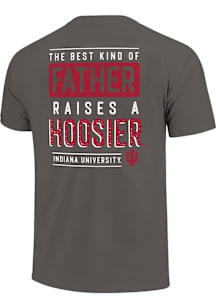 Indiana Hoosiers Grey Best Kind Of Father Short Sleeve T Shirt