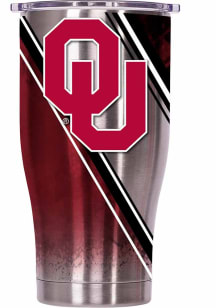 Oklahoma Sooners ORCA Chaser 27oz Full Wrap Stainless Steel Tumbler - Silver