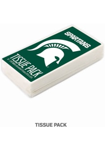 Michigan State Spartans 3-Ply Unscented Tissue Box