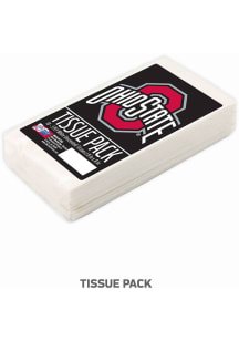 Red Ohio State Buckeyes 3-Ply Unscented Tissue Box