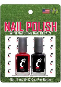 Cincinnati Bearcats Nail Polish Decal Set Cosmetics