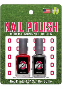 Ohio State Buckeyes Nail Polish Decal Set Cosmetics