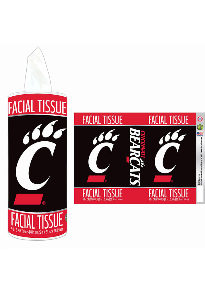 Cincinnati Bearcats Cylinder Tissue Box