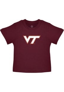 Virginia Tech Hokies Infant Primary Logo Short Sleeve T-Shirt Maroon