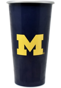 Navy Blue Michigan Wolverines 20oz Aluminum Color Changing Tumbler