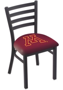 Black Minnesota Golden Gophers Stationary Black Wrinkle Finish Pub Stool