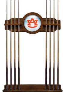 Auburn Tigers Solid Wood Cue Rack Pool Table