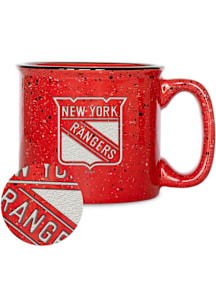 New York Rangers Speckle Campfire Ceramic Mug - Red