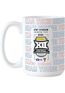 Big 12 2025 Football Championship Dueling Matchup 15oz Sublimated Ceramic Mug - White