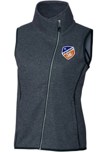 Cutter and Buck FC Cincinnati Womens Navy Blue Mainsail Asymmetrical Vest